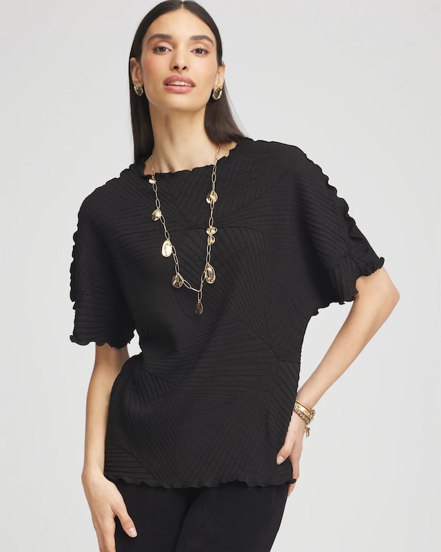 Travelers Collection Embossed Top - image 1